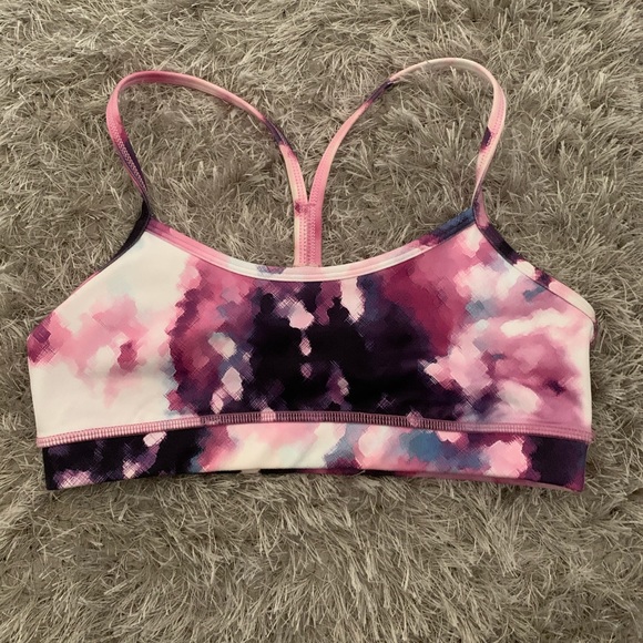 lululemon athletica Tops - Lululemon Flow Y Bra IV Blooming Pixie Multi